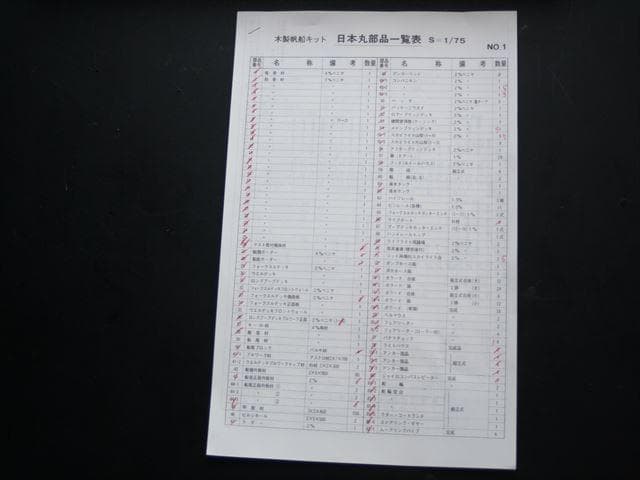 木製 不二美術模型 日本丸 NIPPON MARU 1/75