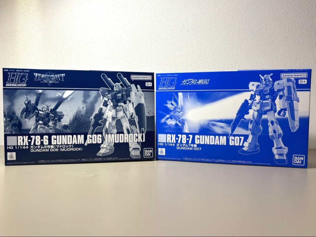 新品未開封　HG　ガンダム 6号機 (マドロック)　&　ガンダム 7号機