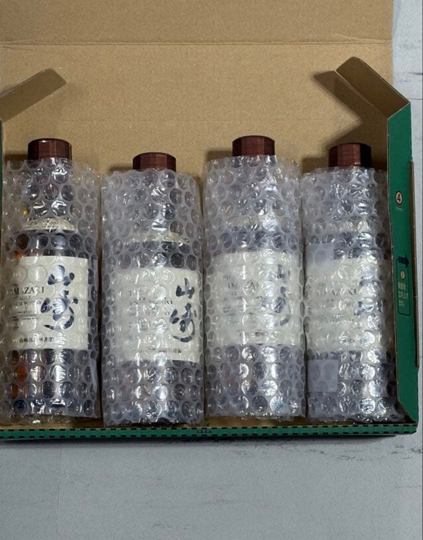 の*り様 サントリー シングルモルトウイスキー 山崎 180ml ×4本