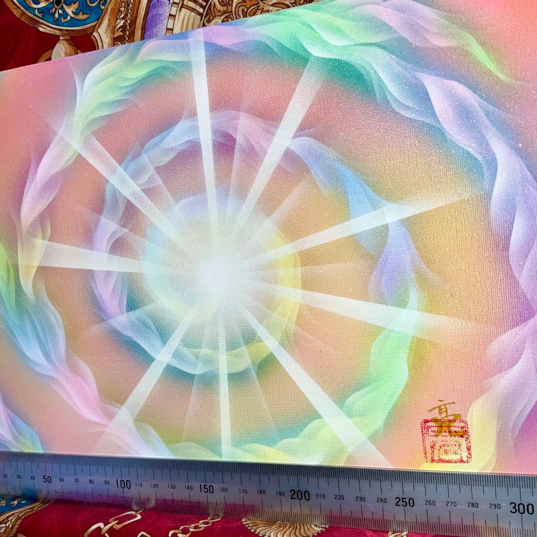 最強開運日セール☆Birth 波動調整 開運 エネルギー宇宙高波動絵画 F4号