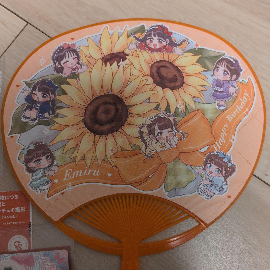 川本笑瑠　2025 生誕祭　セット　チェキ　半券　トレカ　うちわ　きゅーすと