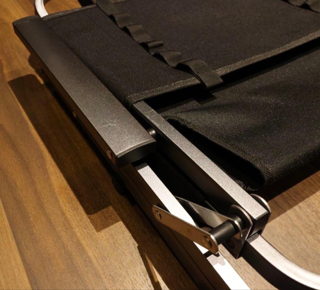 1度使用のみゼインアーツ LADE CHAIR レードチェアブラック 2脚セット