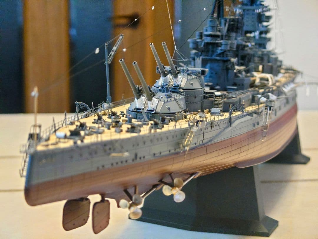 k*郎様 期間限定値下げ　精密模型　長門 開戦時（改） 1/350　ポントス長門