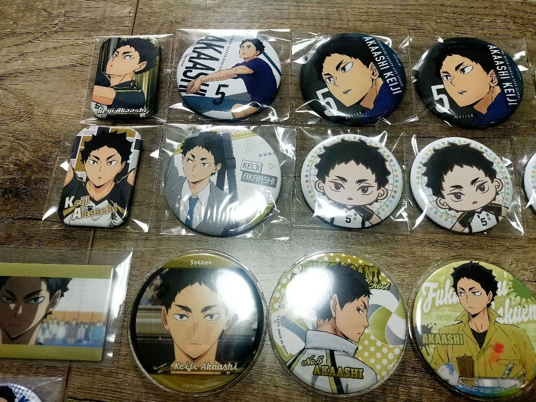 ハイキュー 赤葦京治 缶バッジ まとめ売り