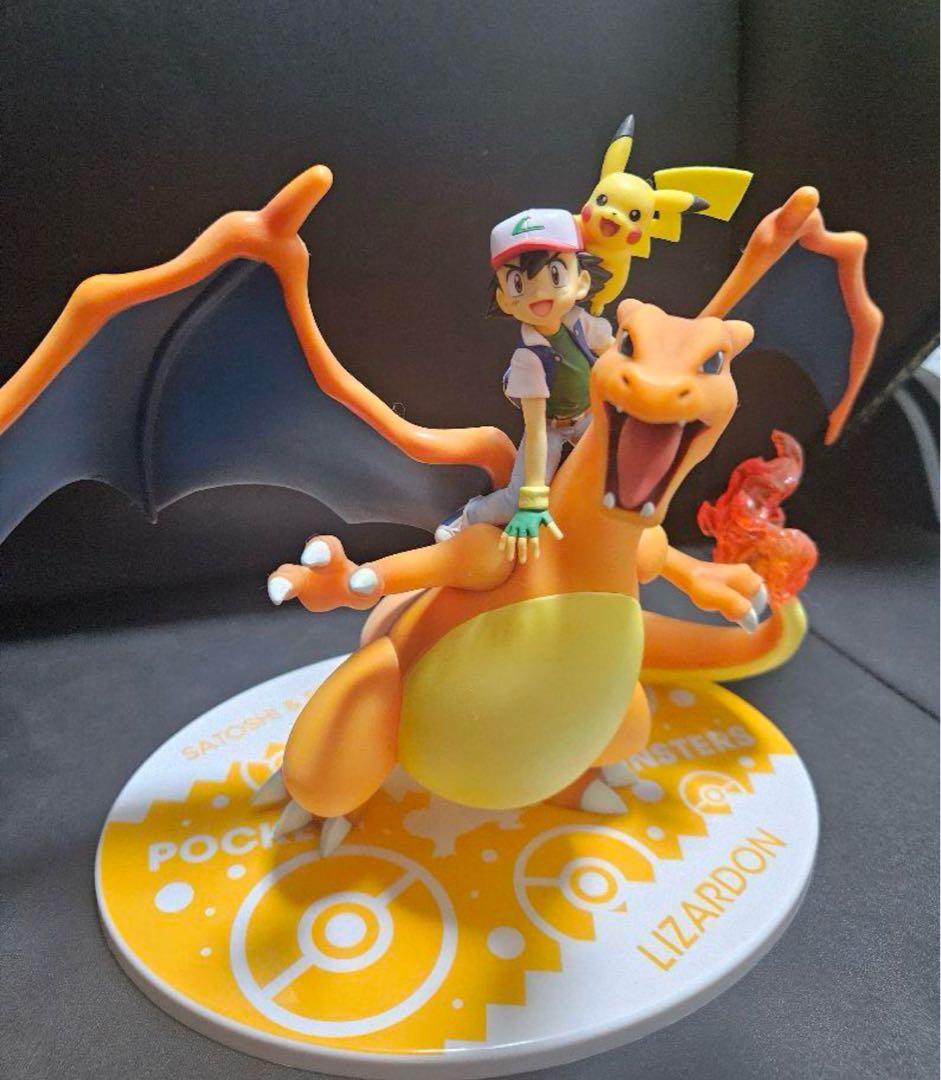 ジェムシリーズ ポケモン サトシ ピカチュウ リザードン フィギュア