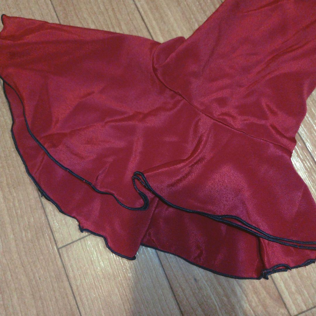 【美品 フラメンコ衣装】レッド×豪華ボランテ MOLINA SEVILLA