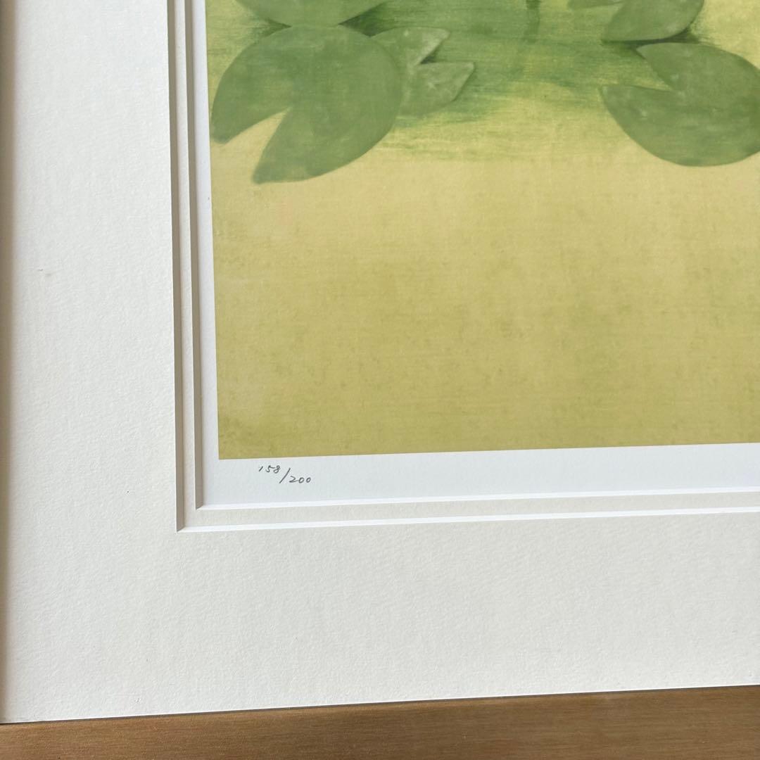 飯名京美「刻々」版画 158/200 額装 アーカイバル・プリント 絵画 J