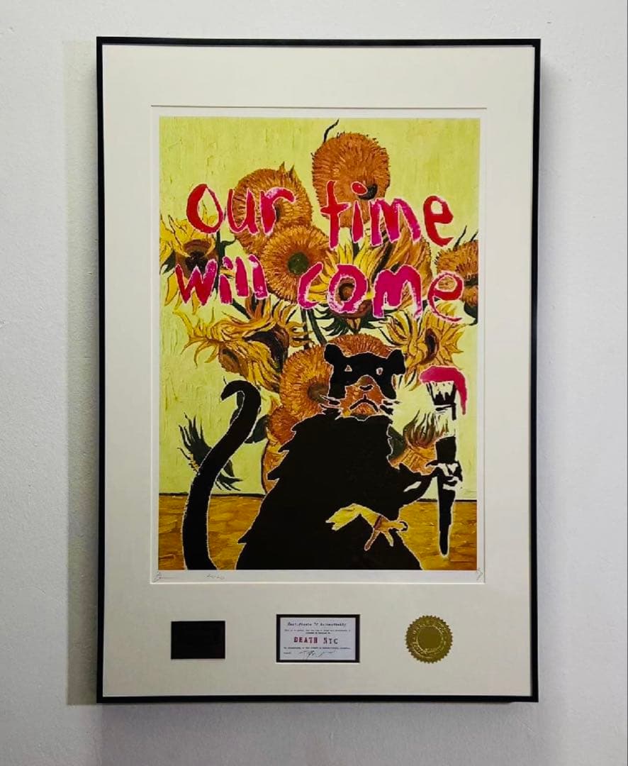 額込 世界限定100枚DEATH NYC アートポスター 現代アート 115