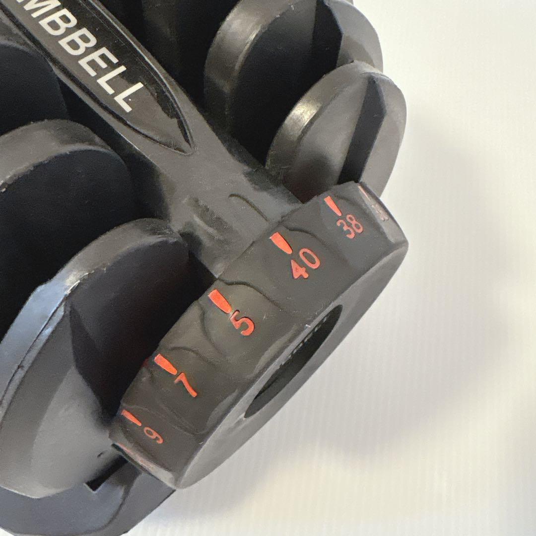 【送料込み】 可変式ダンベル ダイヤル調整5Kg〜40Kg ② 筋トレ