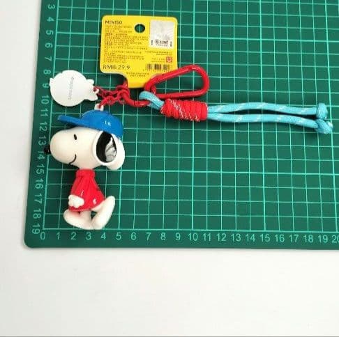 【新品】5種セットMINISO限定スヌーピー 75周年 立体型キーホルダー