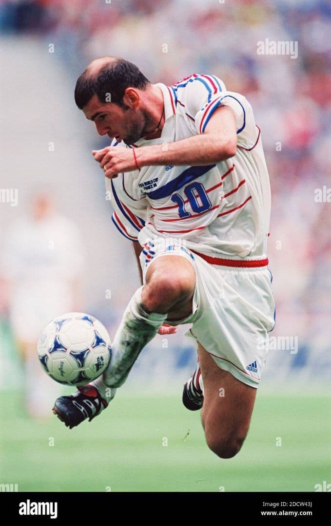 98-99 フランス代表　ジダン　アディダスオフィシャルユニフォーム