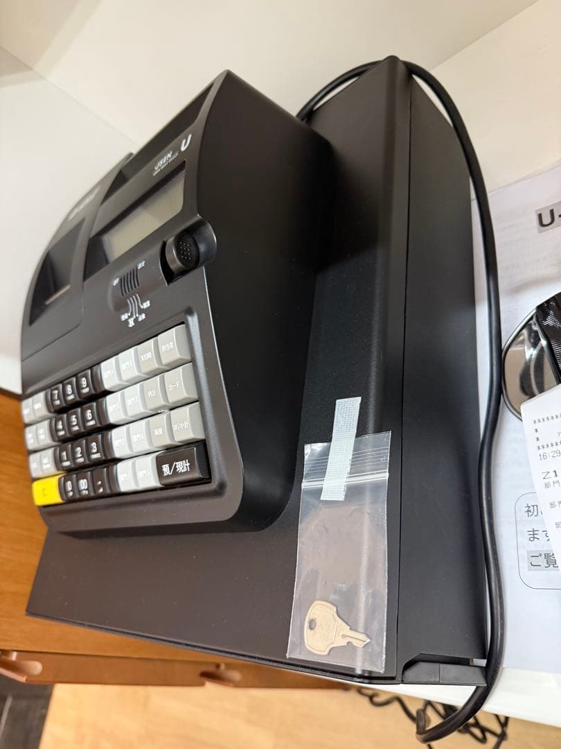 特売　美品　USEN Uレジ ブラック レジ機能付きU-ECR001