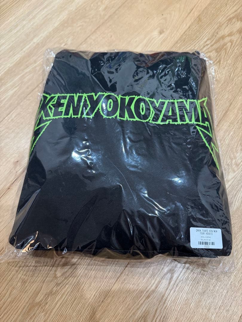 新品未使用 KenYokoyama パーカー ブラック サイズ M