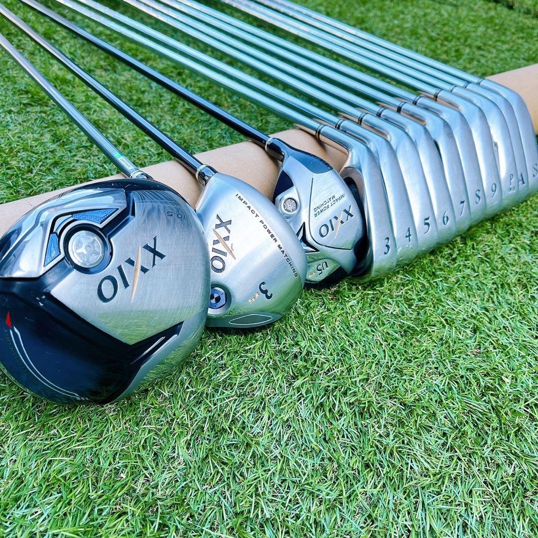 【貴重なレフティ】メンズゴルフセット　全部ゼクシオ　キャディバッグ付き　左利き