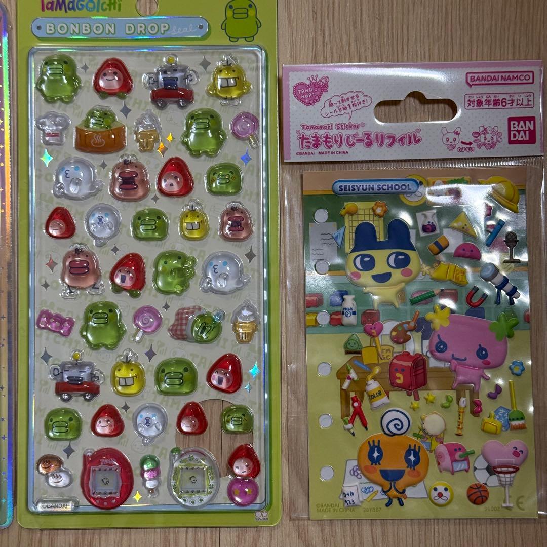 シール8枚セット ボンボンドロップ コットンパフィ うるちゅる￼ たまもり