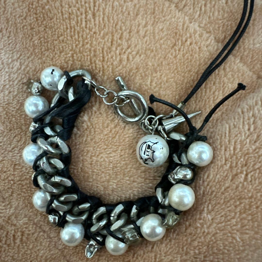 BIGBANG G-DRAGON パール メタルストラップブレスレット❣️