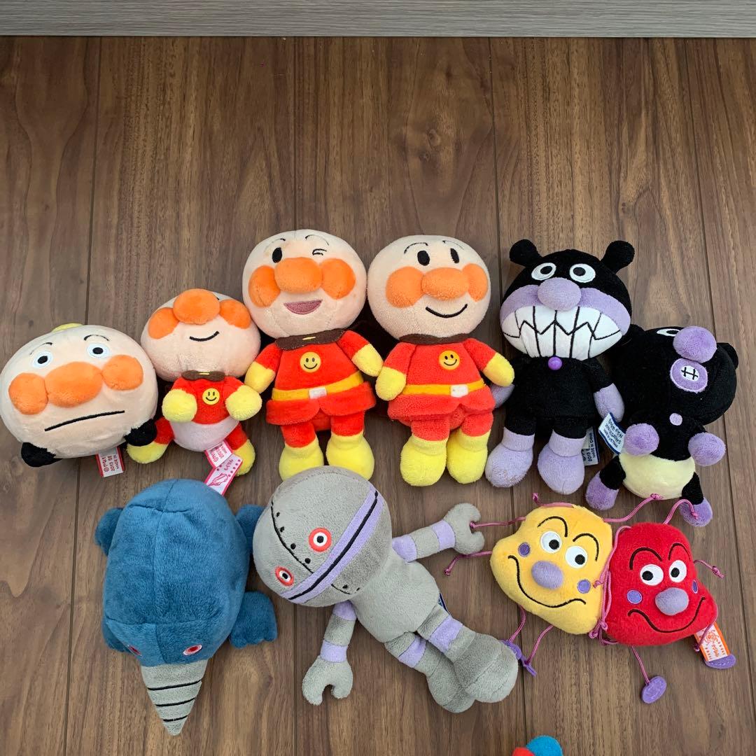 【まとめ売り】アンパンマン ぬいぐるみ　ぷりちぃビーンズ37体セット