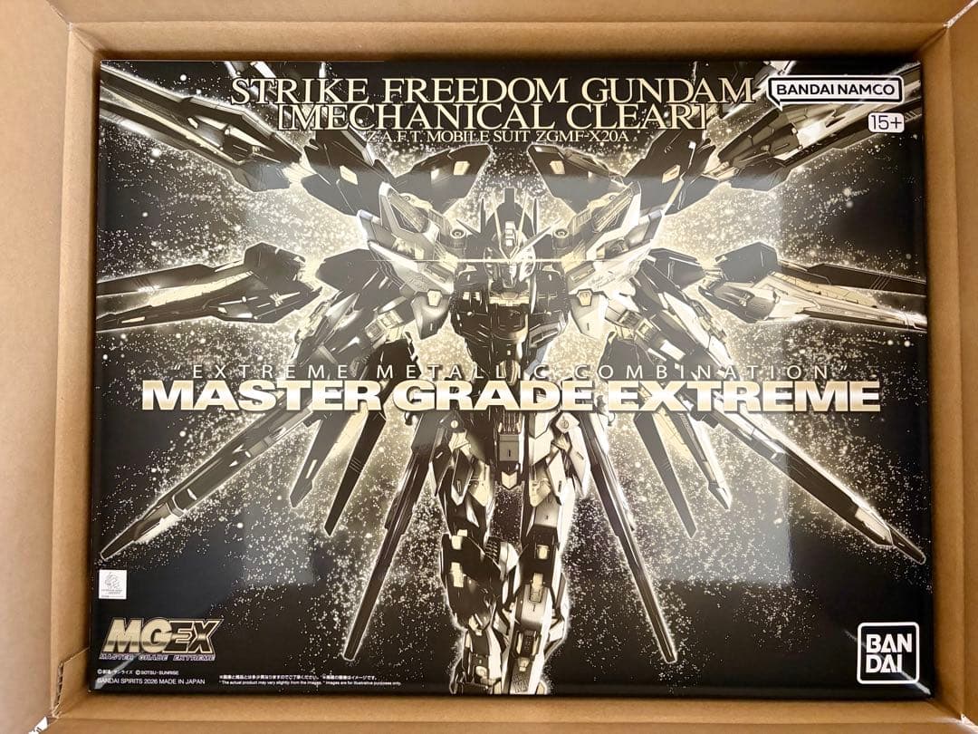 新品　MGEX ストライクフリーダムガンダム メカニカルクリア