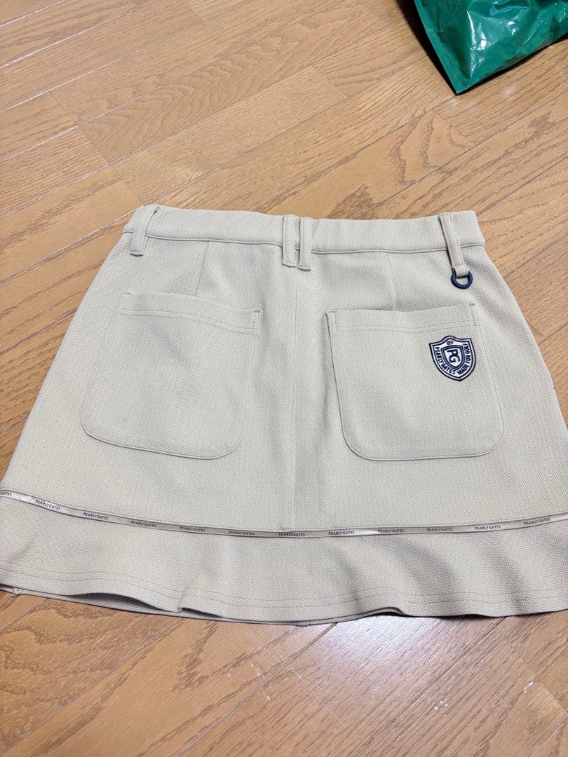 PEARLY GATES ゴルフスカート ベージュ サイズ1