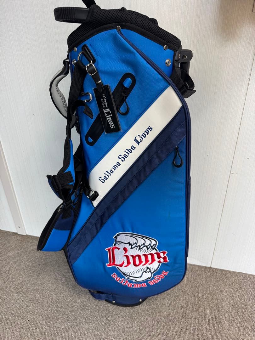 帳*丸様 【新品未使用】　西武ライオンズ　スタンド式キャディバッグ