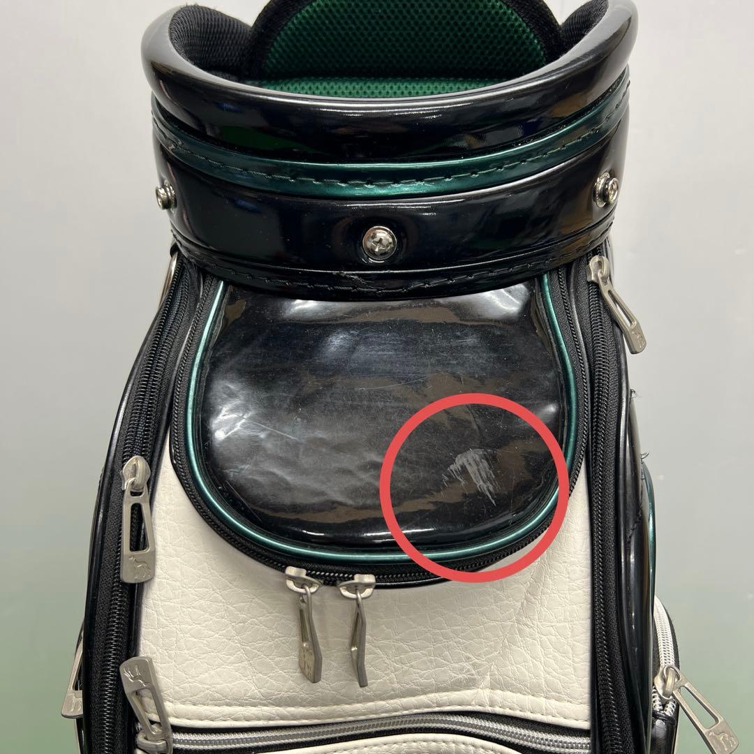 アダバット Adabat キャディバッグ　9インチ　グリーン　男性用　中古品