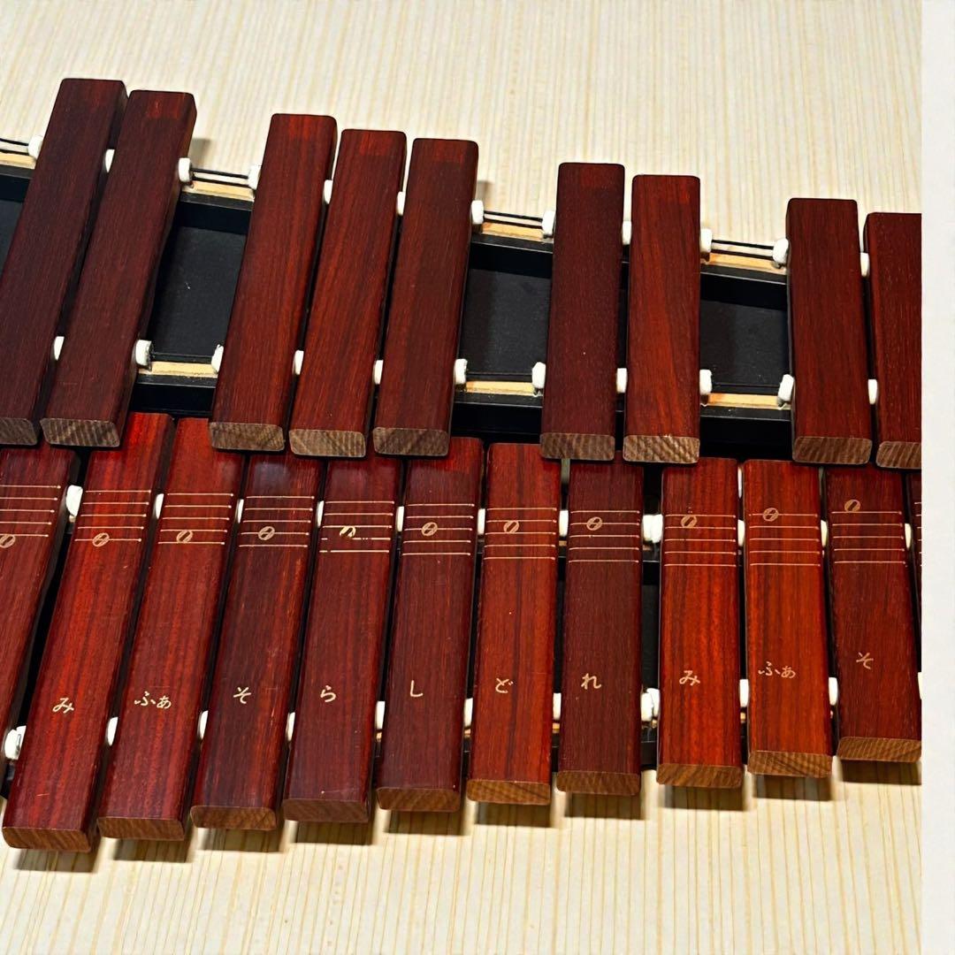 極美品✨大人気❣️ZEN-ON シロフォン ZX-32P 32音鍵盤 木琴 バチ付