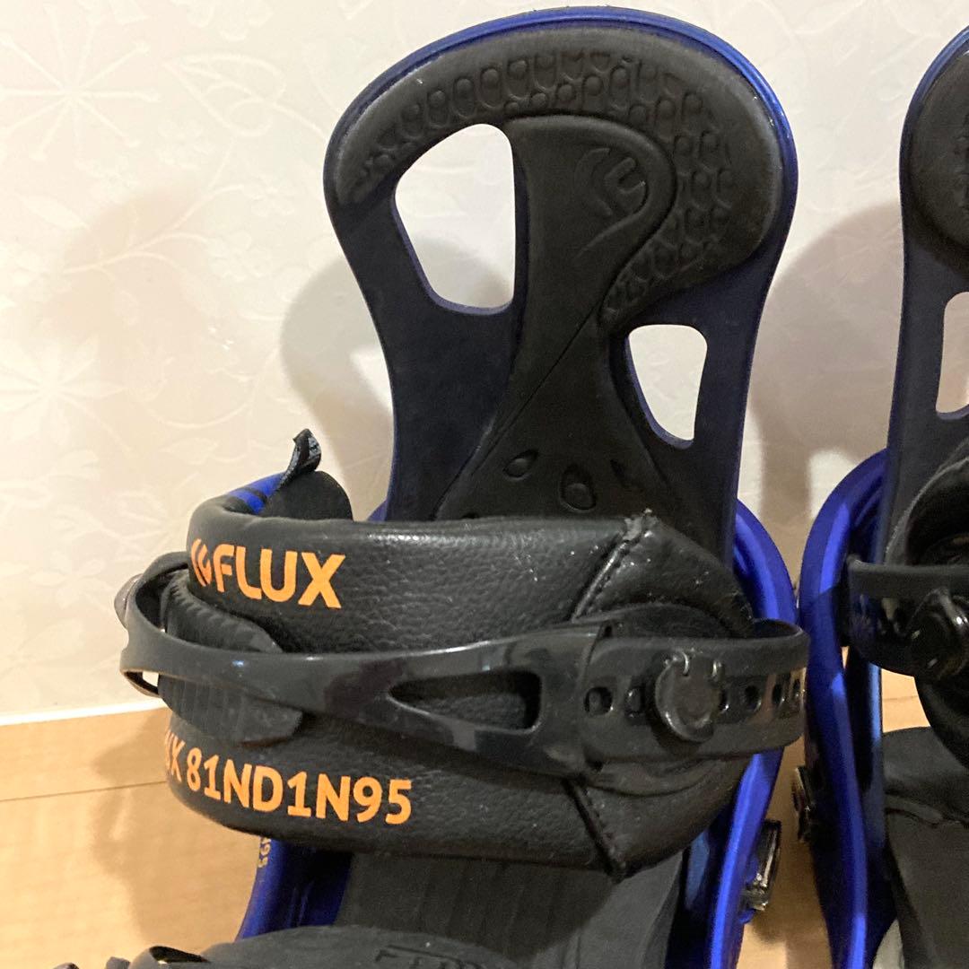 人気✨FLUX 81ND1N95 TT スノーボード バインディング ブルー M