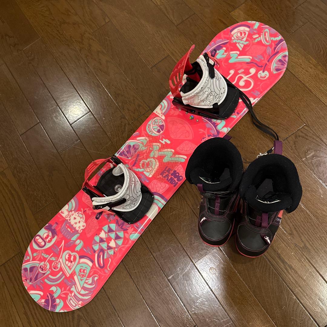K2 スノーボード　100サイズ　3点セット　LIL kandi