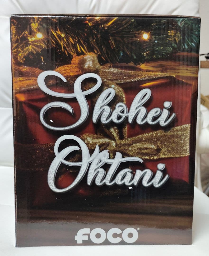 ★新品・光る★大谷翔平 ドジャース クリスマス ライトアップ機能付 フィギュア