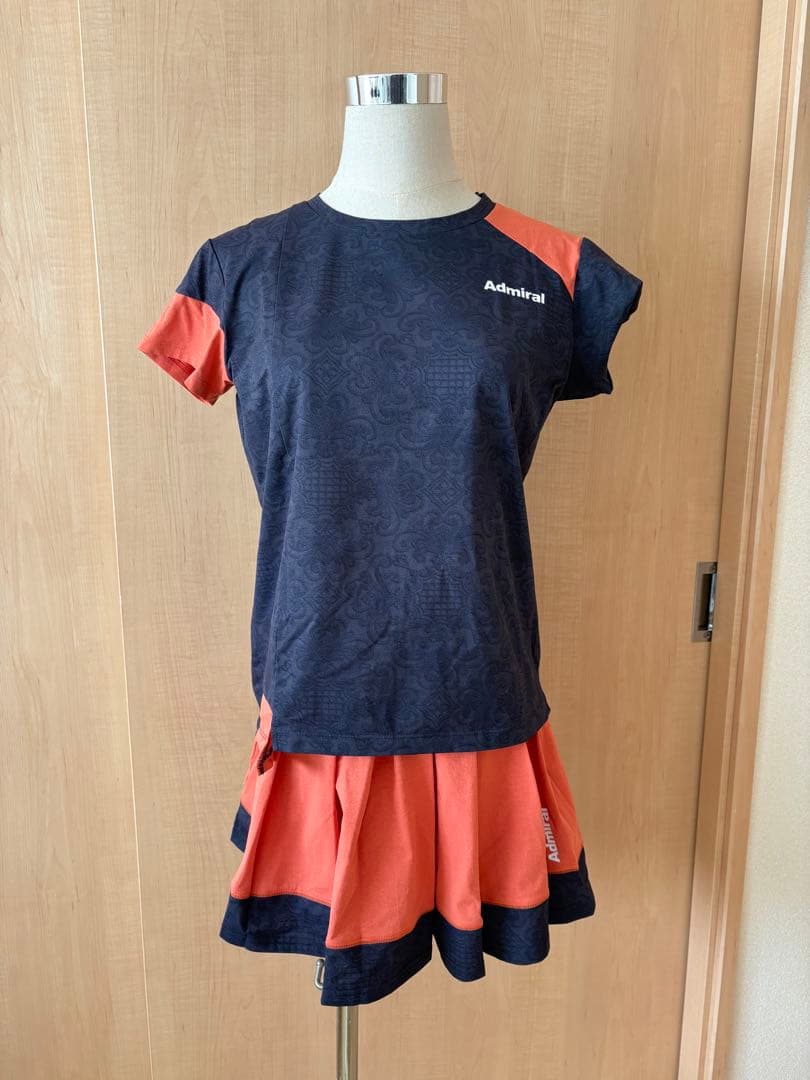 Admiral テニスウェア 上下セット /オレンジ