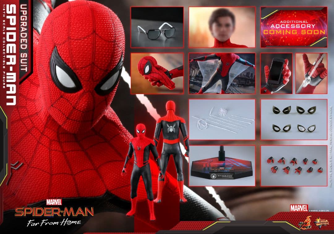 ホットトイズ 1/6 スパイダーマン（アップグレードスーツ）