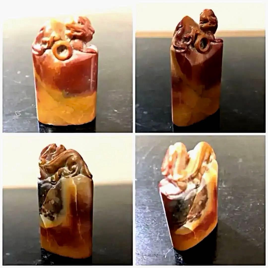 中国美術 時代 田黄石 瑠璃玉 印材 獅子彫刻