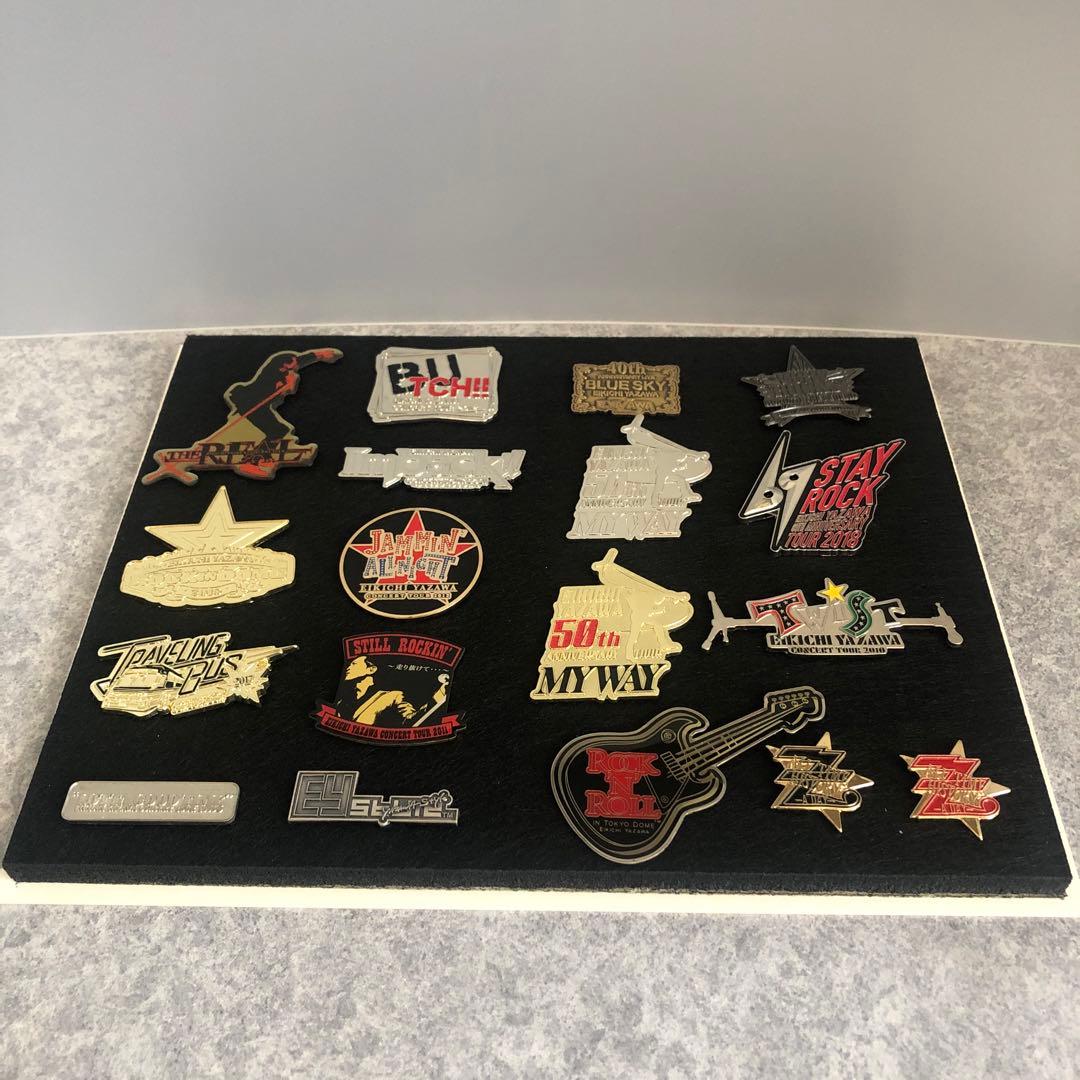 矢沢永吉ピンバッジスペシャルセット（激レア）4セット