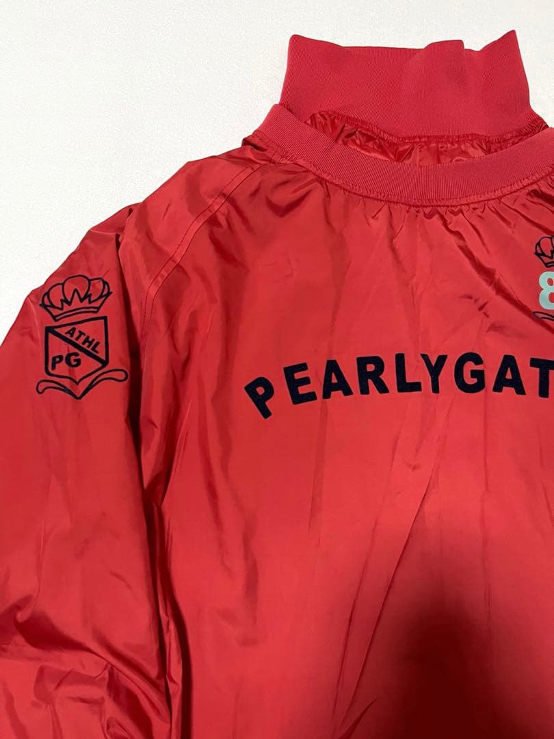 【訳あり】【PEARLY GATES】サイズ6赤＊ツインスニード＊シャカシャカ