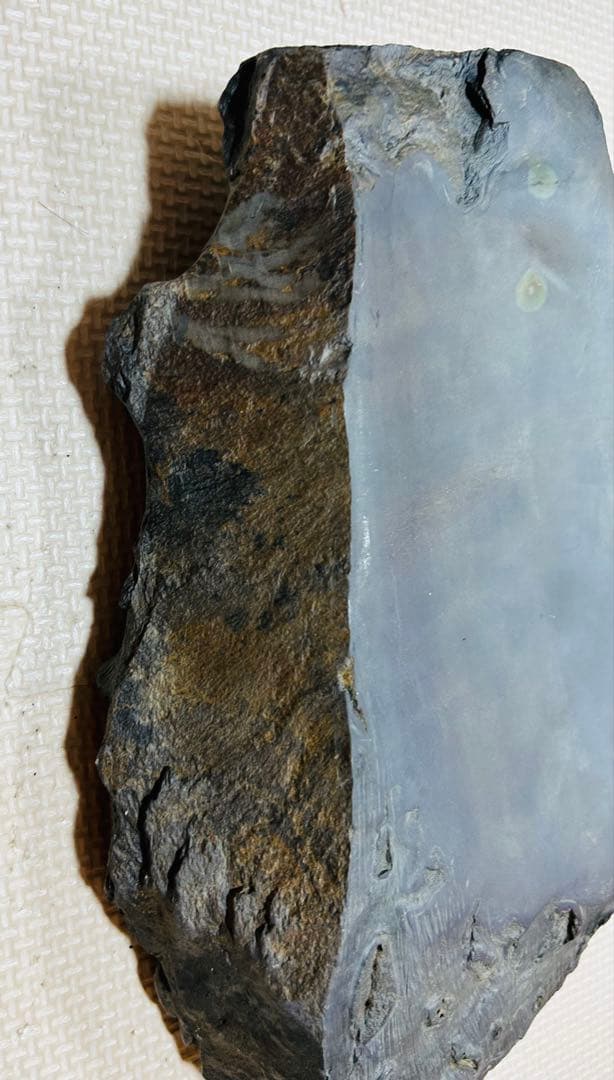 中国・書道具/名石 清時代文房四宝端渓硯/魚脳凍・天青色、赤紫色咽脂暈Y106