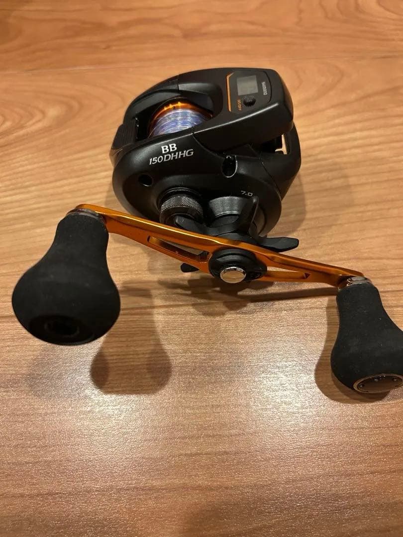 シマノ バルケッタBB 150DH-HGベイトリール デジタルカウンター付
