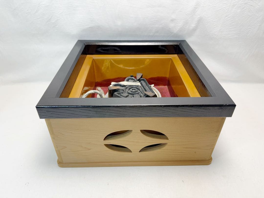 美品 茶道具 七宝透 置炉 磨入子 野々田電熱器 2点セット 元箱