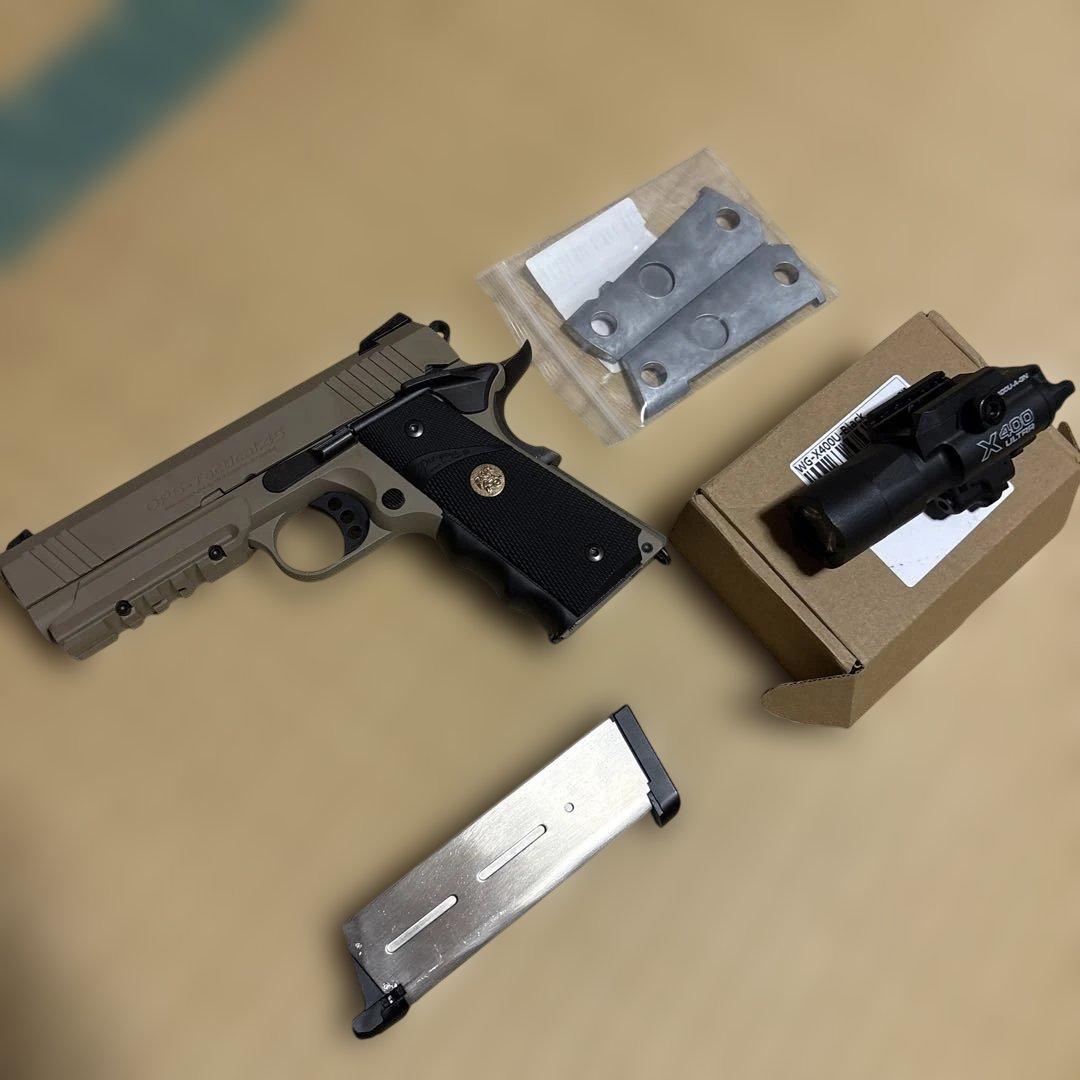 美品 東京マルイ ガスブローバック デザートウォーリア 外装カスタム 付属品多