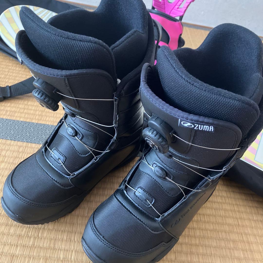 ZUMA スノーボード 3点セット ＋ボードバッグ＋ブーツバッグの5点セット