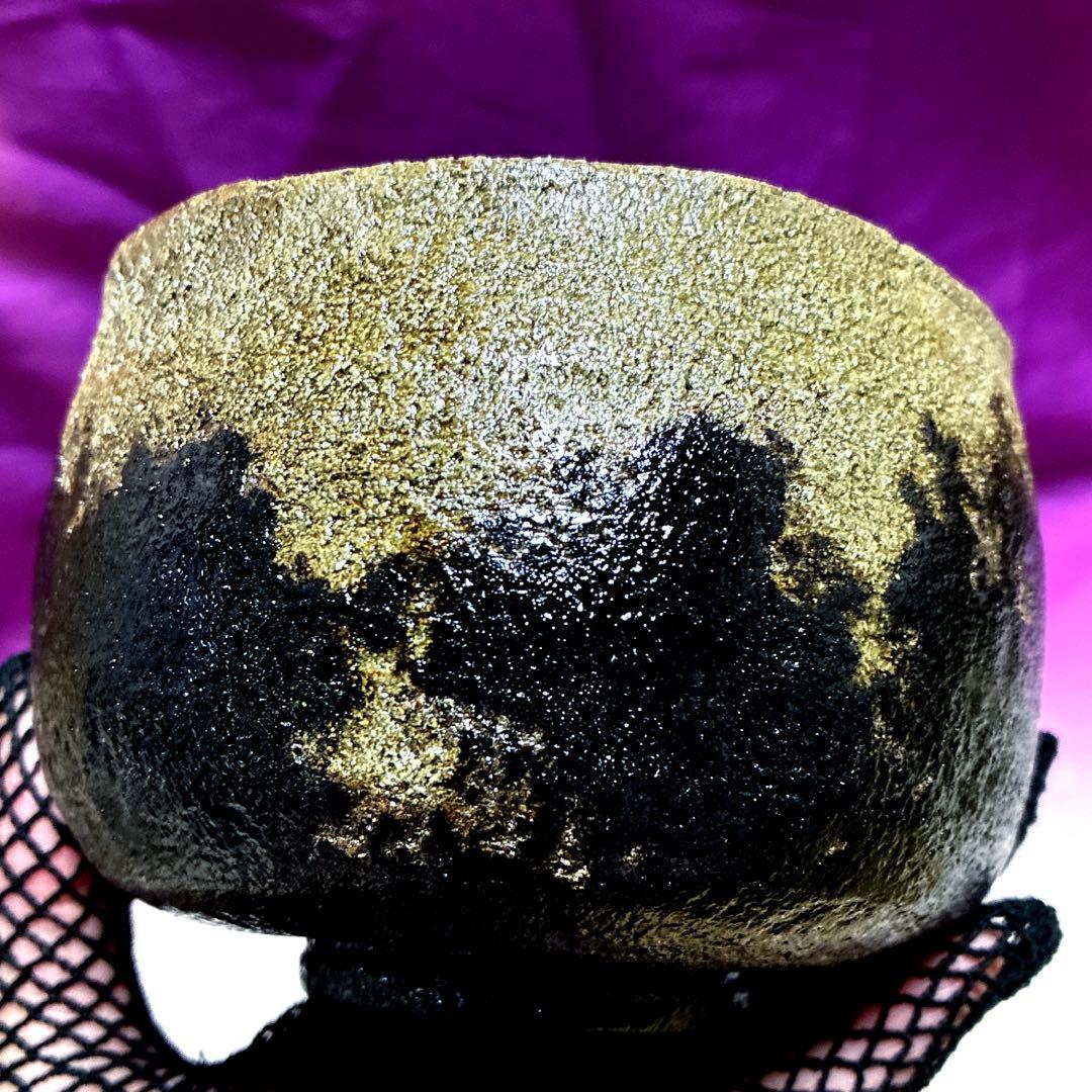 【茶盌】光悦✨黒楽 『時雨』桂窯✨作者：伊藤 桂楽