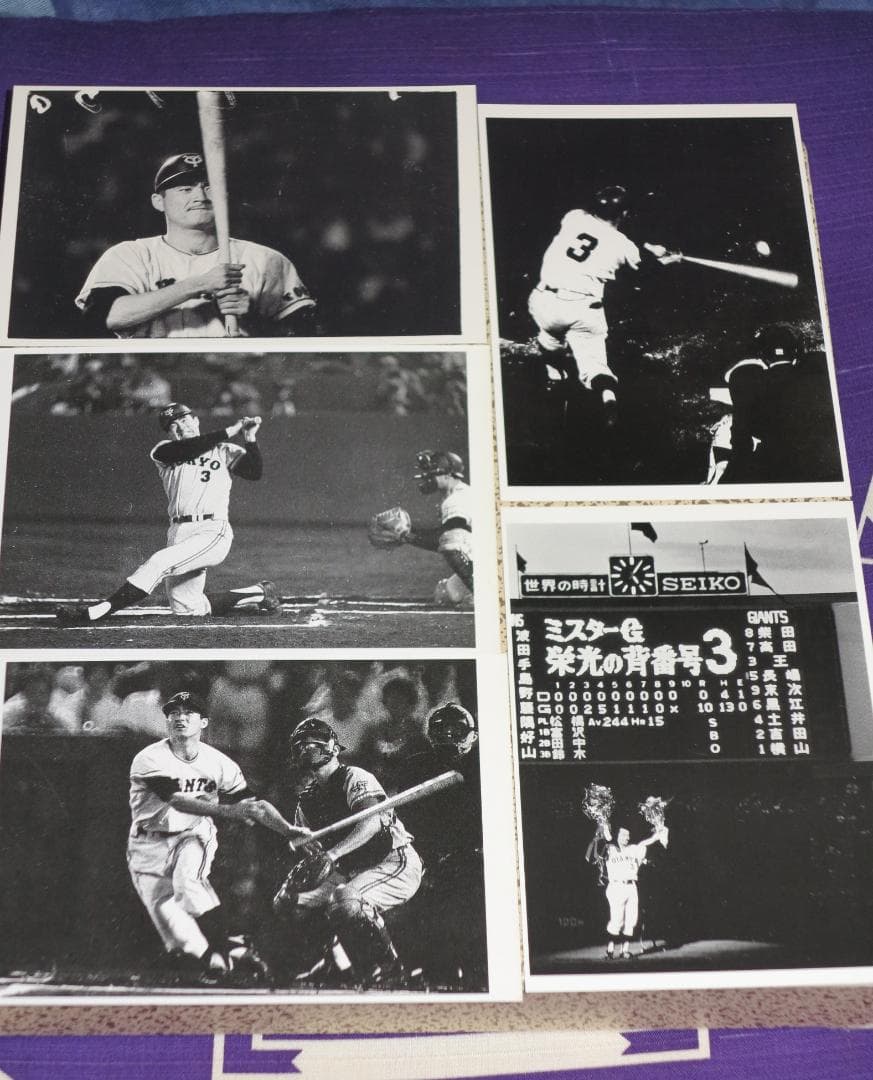 K*ん様 長嶋茂雄 直筆サイン入りポストカード8枚組セット 永久保存版 読売ジャ