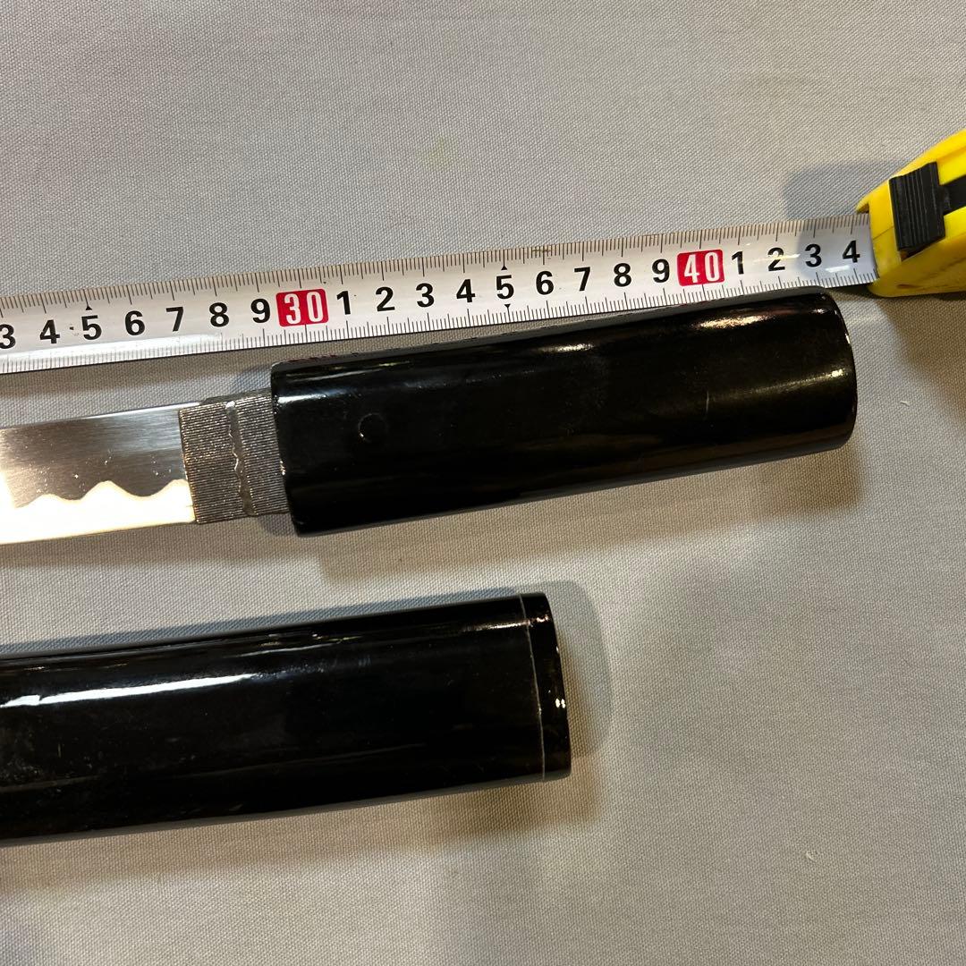 模造刀　黒呂　刃渡り２８