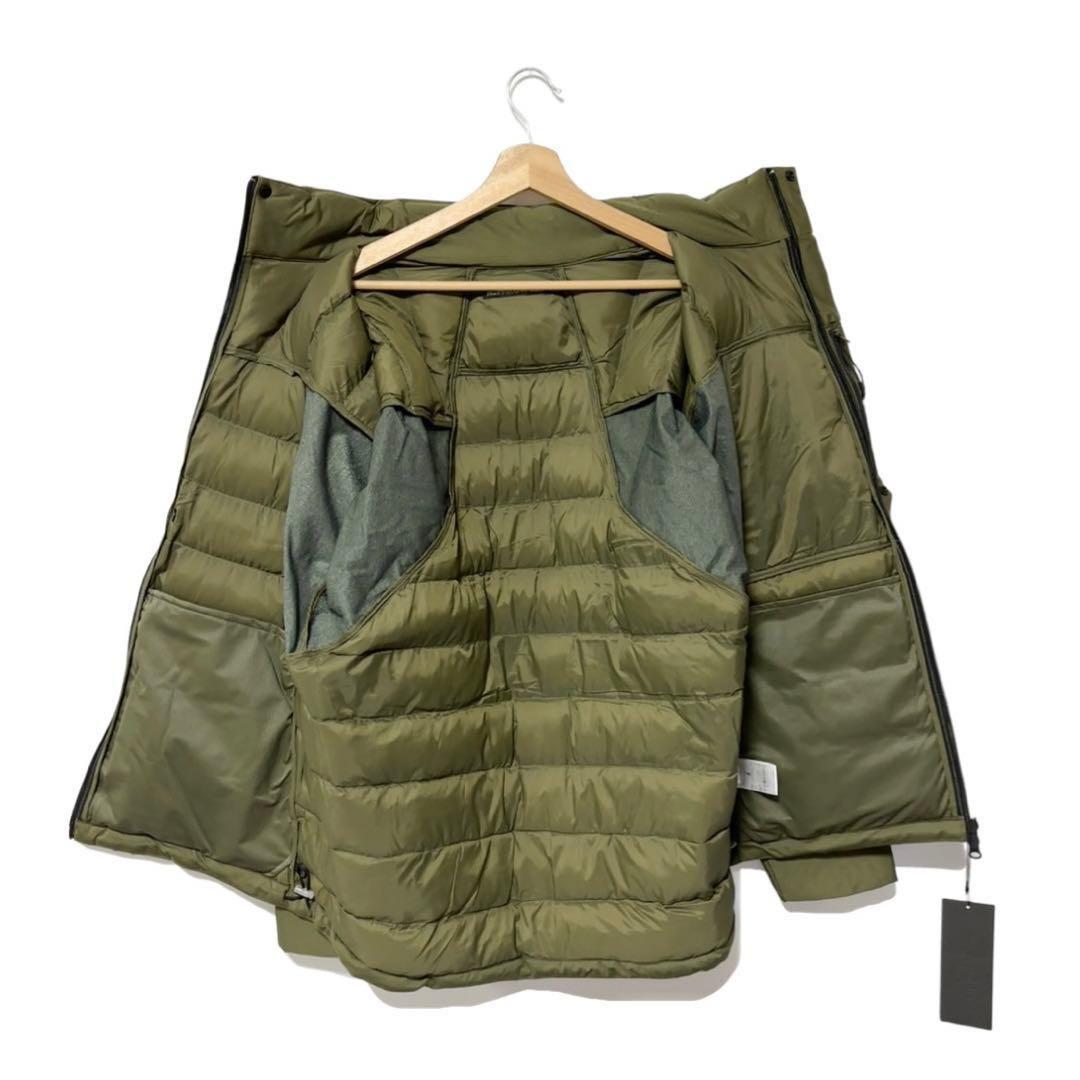 新品 ラッセルノ ゴルフ パデッド ジャケット カーキ　中綿 2XL 7