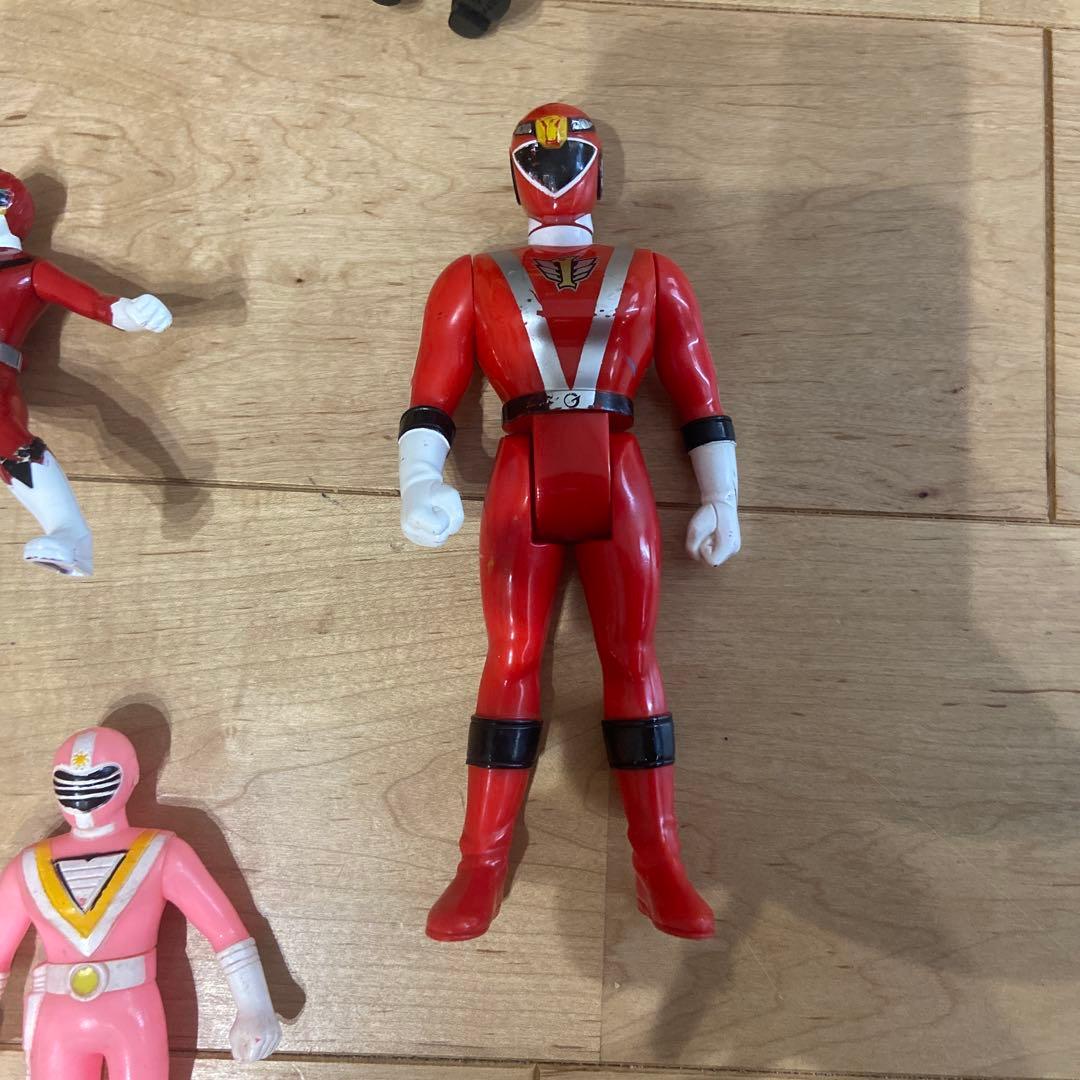 戦隊ヒーロー 可動フィギュアセット まとめ売り　昭和