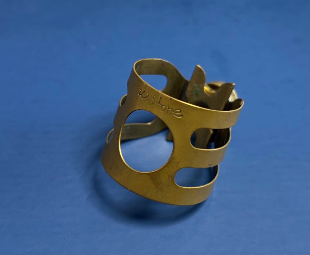 Woodstone Classic アルトサックスリガチャー真鍮メイヤー用