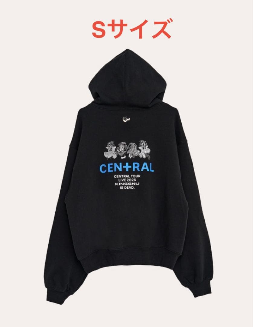 KingGnu CEN+RAL フーディー ブラック S