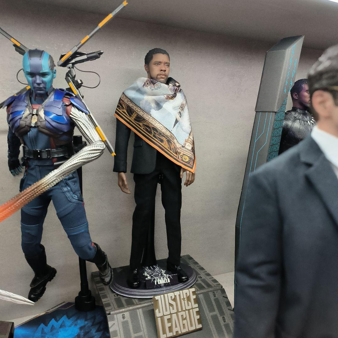 アメコミフィギュア T'Challa カスタム スカーフ姿 ブラックパンサー