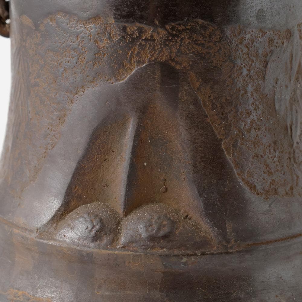 南部鉄瓶 大祐堂 笹竹文 鉄瓶 大振り 松笠摘み 竹提手 湯沸し茶道具 煎茶道具