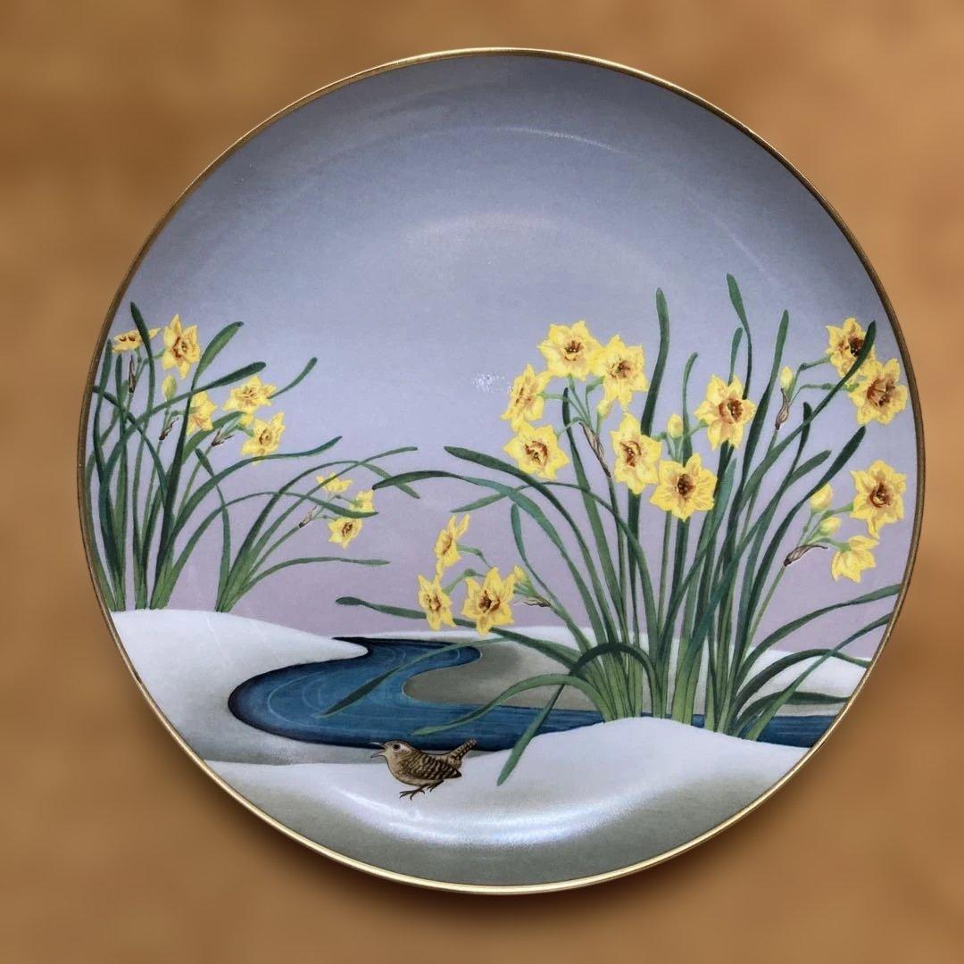 フランクリンポーセリン 花鳥十二か月 飾皿コレクション　野畑直子作　4枚欠品