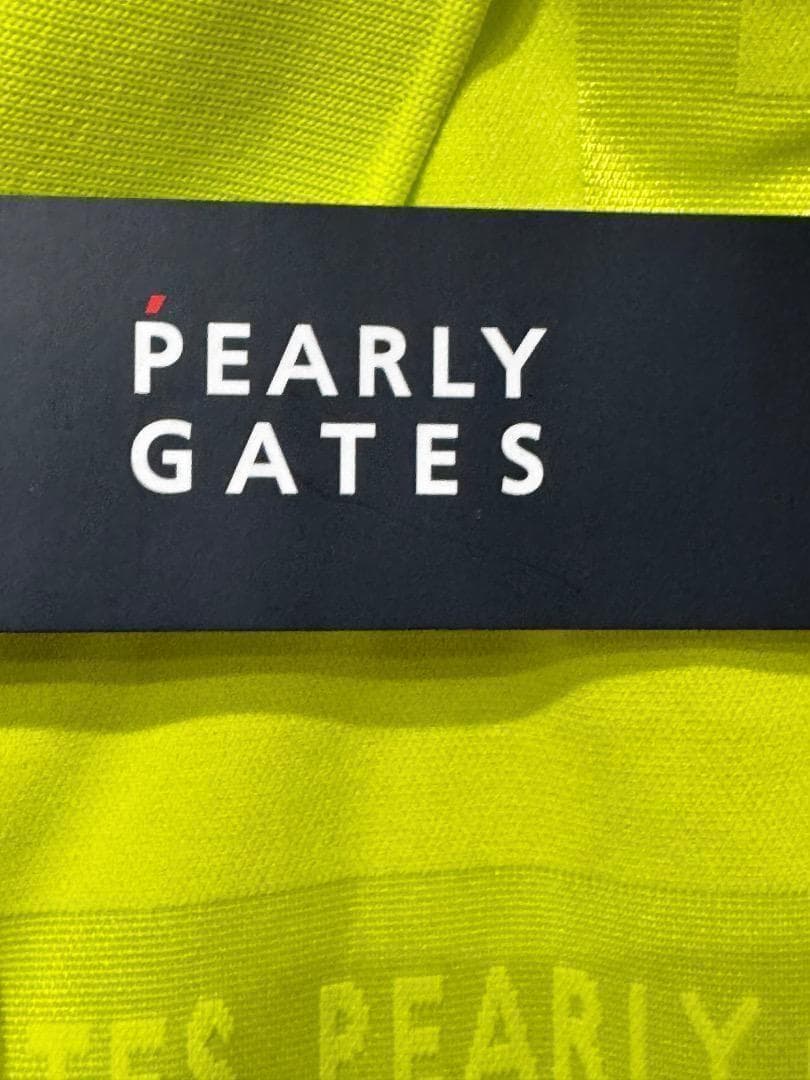 パーリーゲイツ レディース 半袖 ポロシャツPGボーダーロゴジャガード 新品